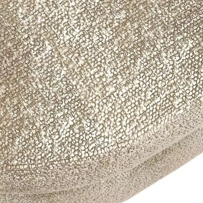 Panca contenitore ovale imbottita con coperchio trapuntato, tessuto in velluto, gambe in legno per camera da letto