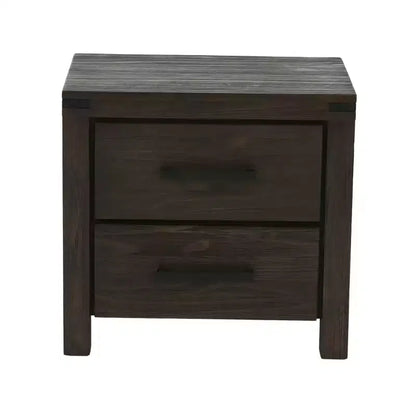 Arredamento camera da letto, comodino semplice, cassetti, comodino, legno massello
