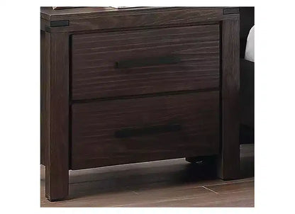 Arredamento camera da letto, comodino semplice, cassetti, comodino, legno massello