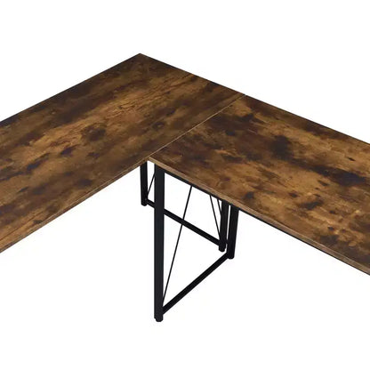 Scrivania a L, 74,3 cm, Legno Composito Grigio, con Cassetto Archivio, Scrivania ad Angolo per Ufficio Domestico