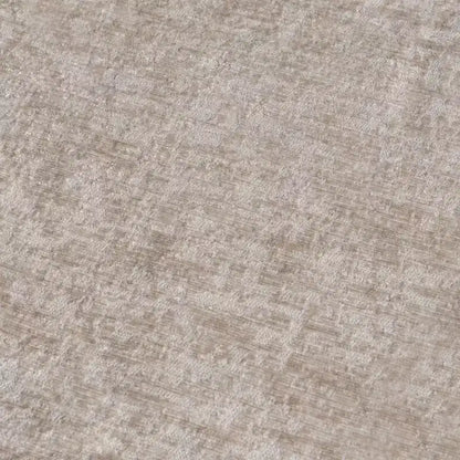 Telaio Letto Matrimoniale Imbottito con Testiera Arrotondata, Tessuto Ciniglia, Nessuna Rete a Molle